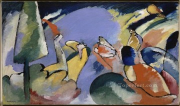  kandinsky pintura al %c3%b3leo - improvisación xiv 1910 Wassily Kandinsky